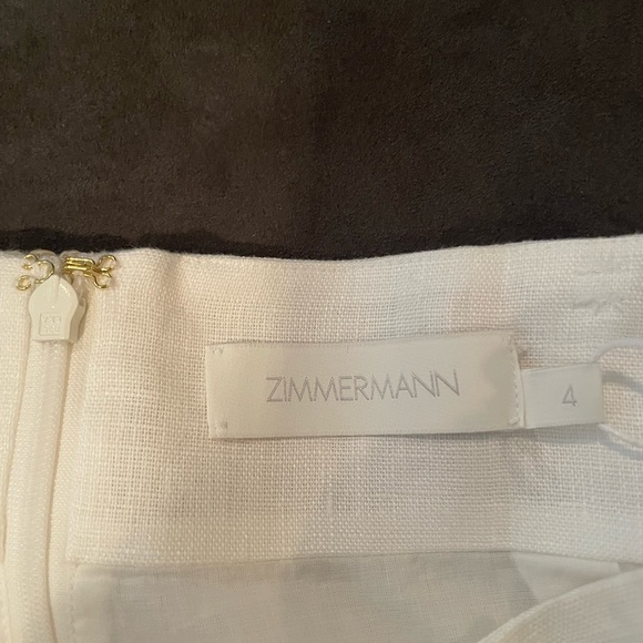 Zimmermann Raie Crochet Trim Linen Shorts SIZE AU 4 ( US 10 to 12) - Picture 11 of 12